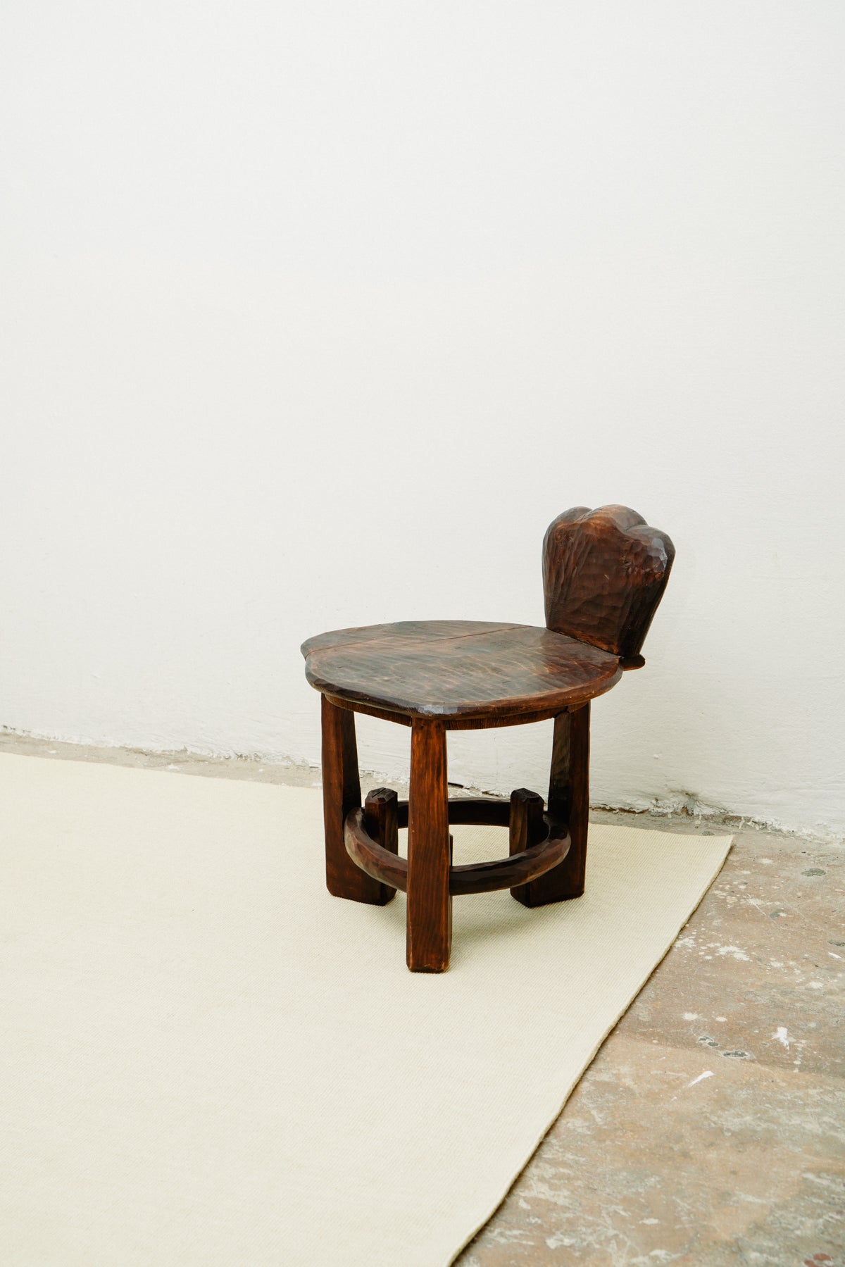 Mid century organic stool, 1950s