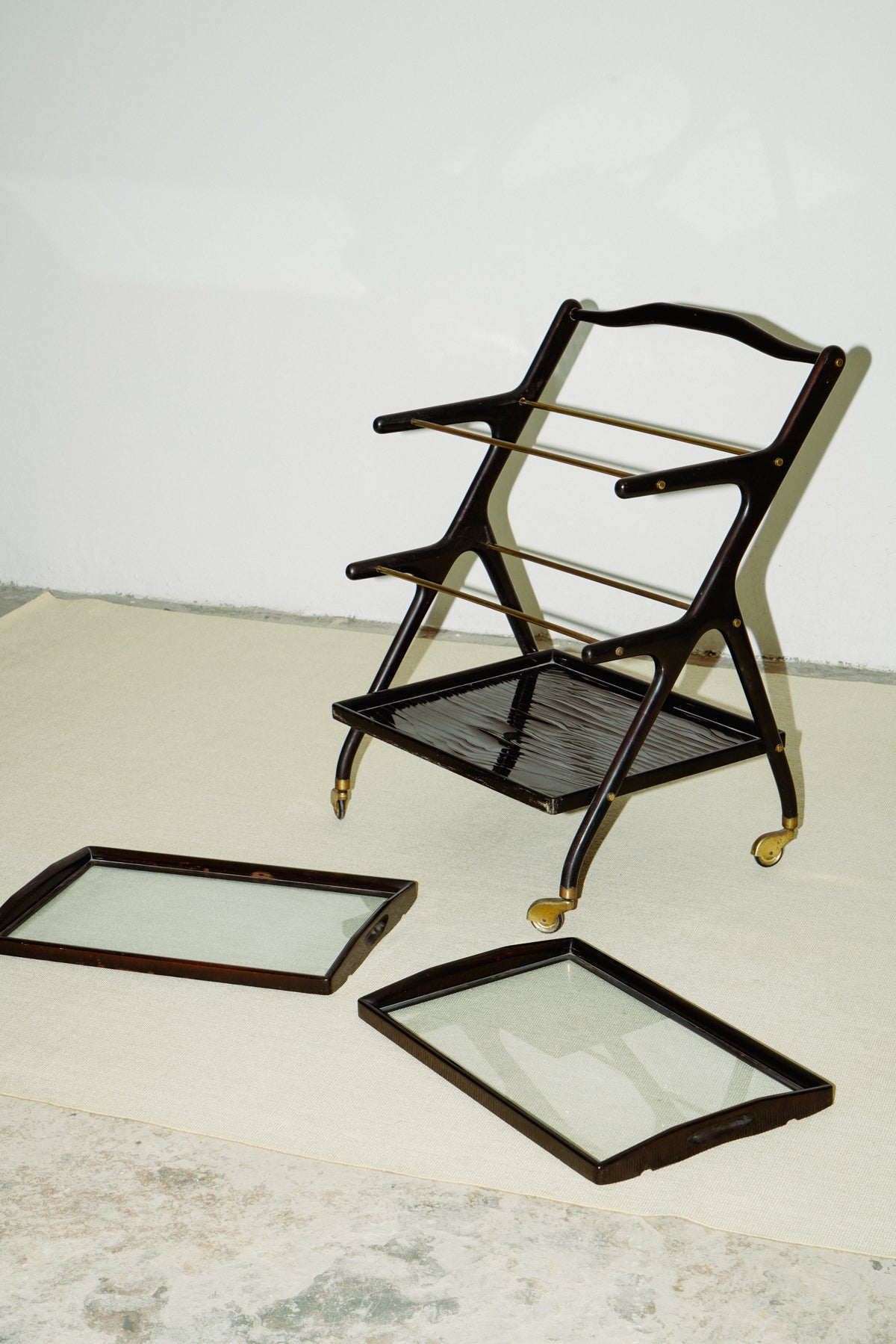 Cesare Lacca bar cart, 1950s