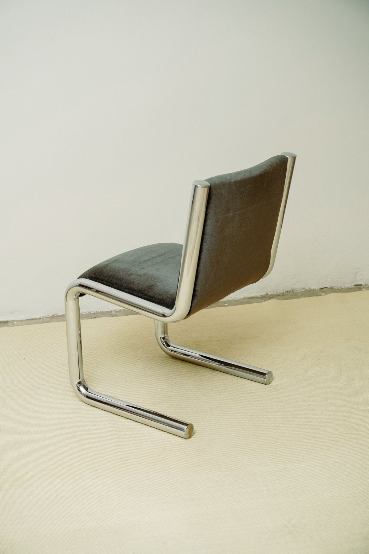 Chromed tubular chair, 1970s