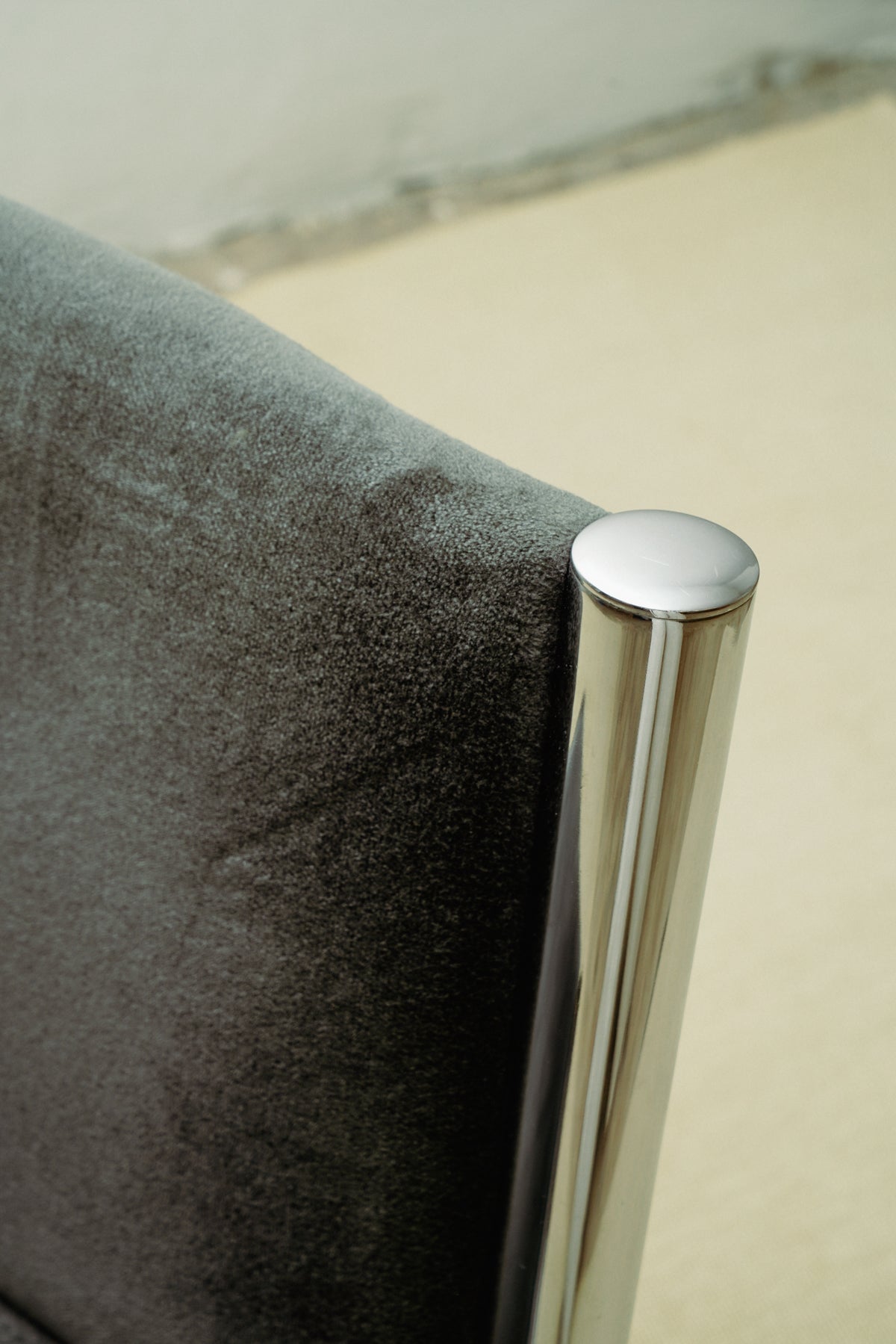 Chromed tubular chair, 1970s
