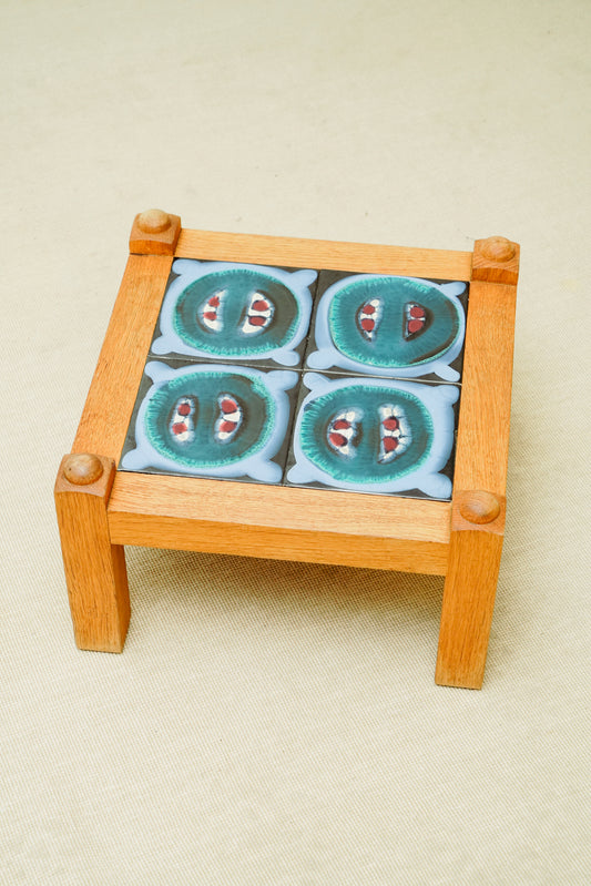 Guillerme et Chambron small side table, 1970s