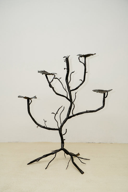 Fer forgé flowerpot stand