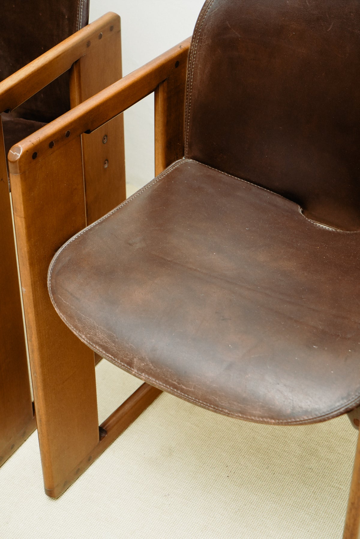 Dialogo chairs by Afra and Tobia Scarpa for B&B Italia, 1970s (set of 2)