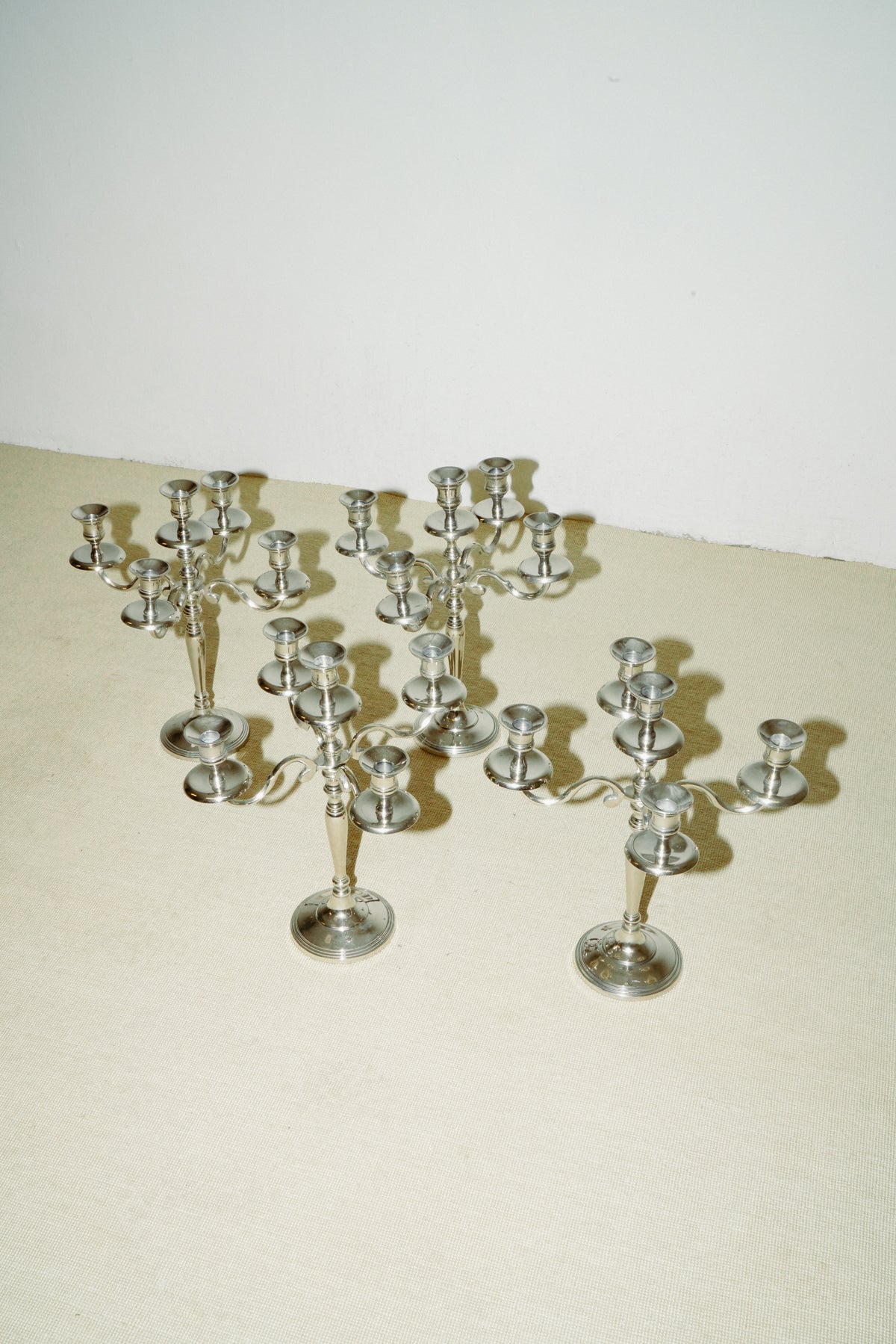 Set of 4 candleholders
