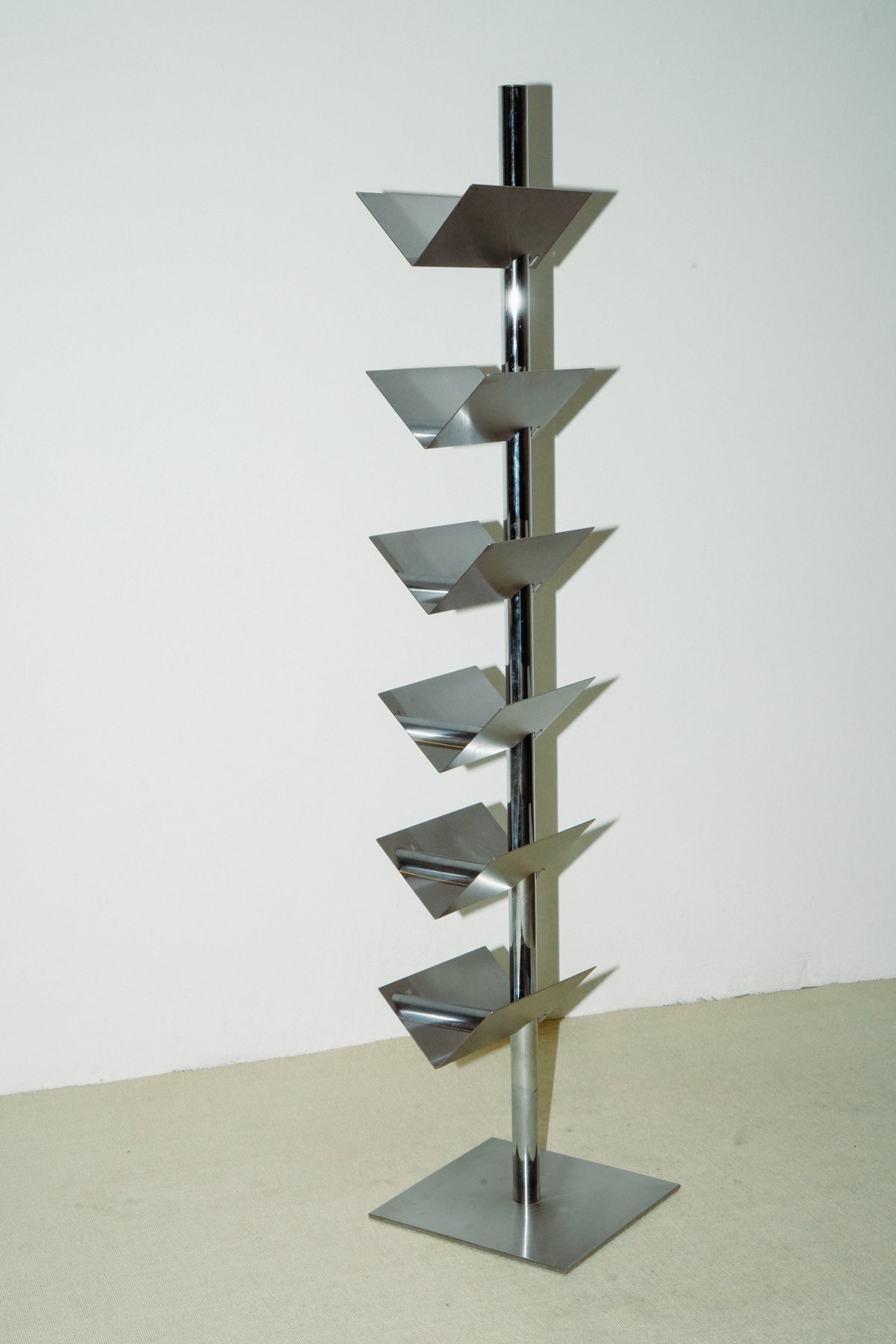 Stainless steel shelves, 1990s