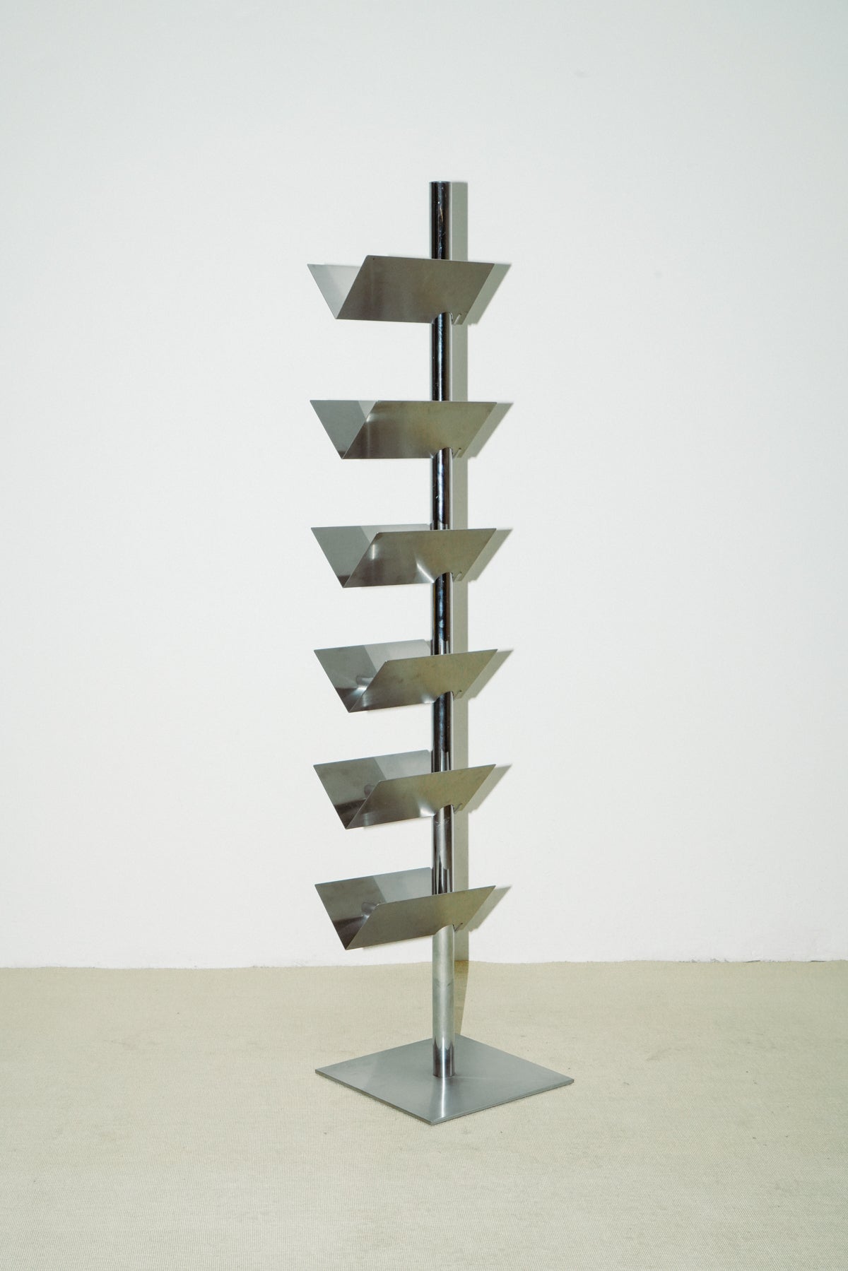 Stainless steel shelves, 1990s
