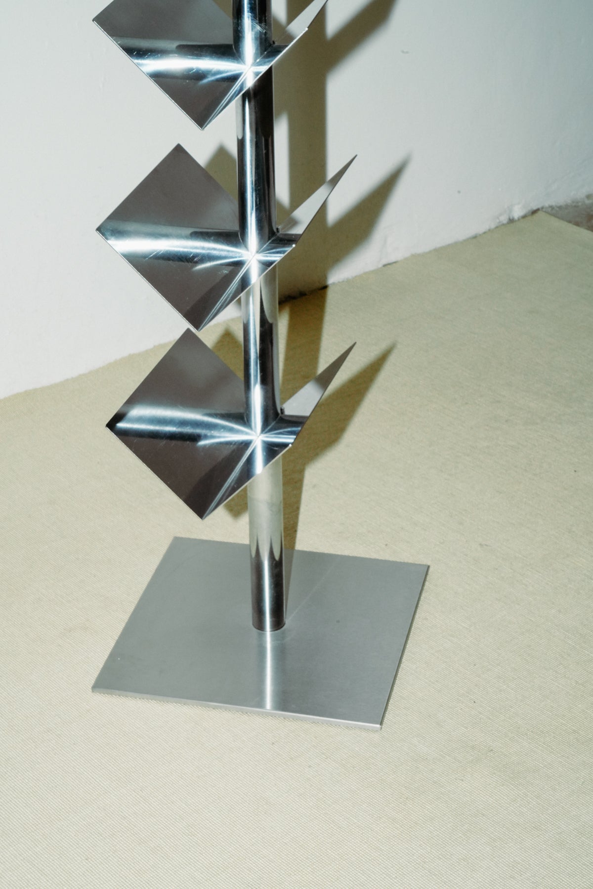Stainless steel shelves, 1990s