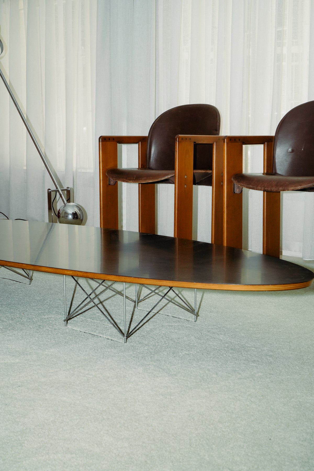 Elliptical ETR table by Charles & Ray Eames for Vitra, 1990s