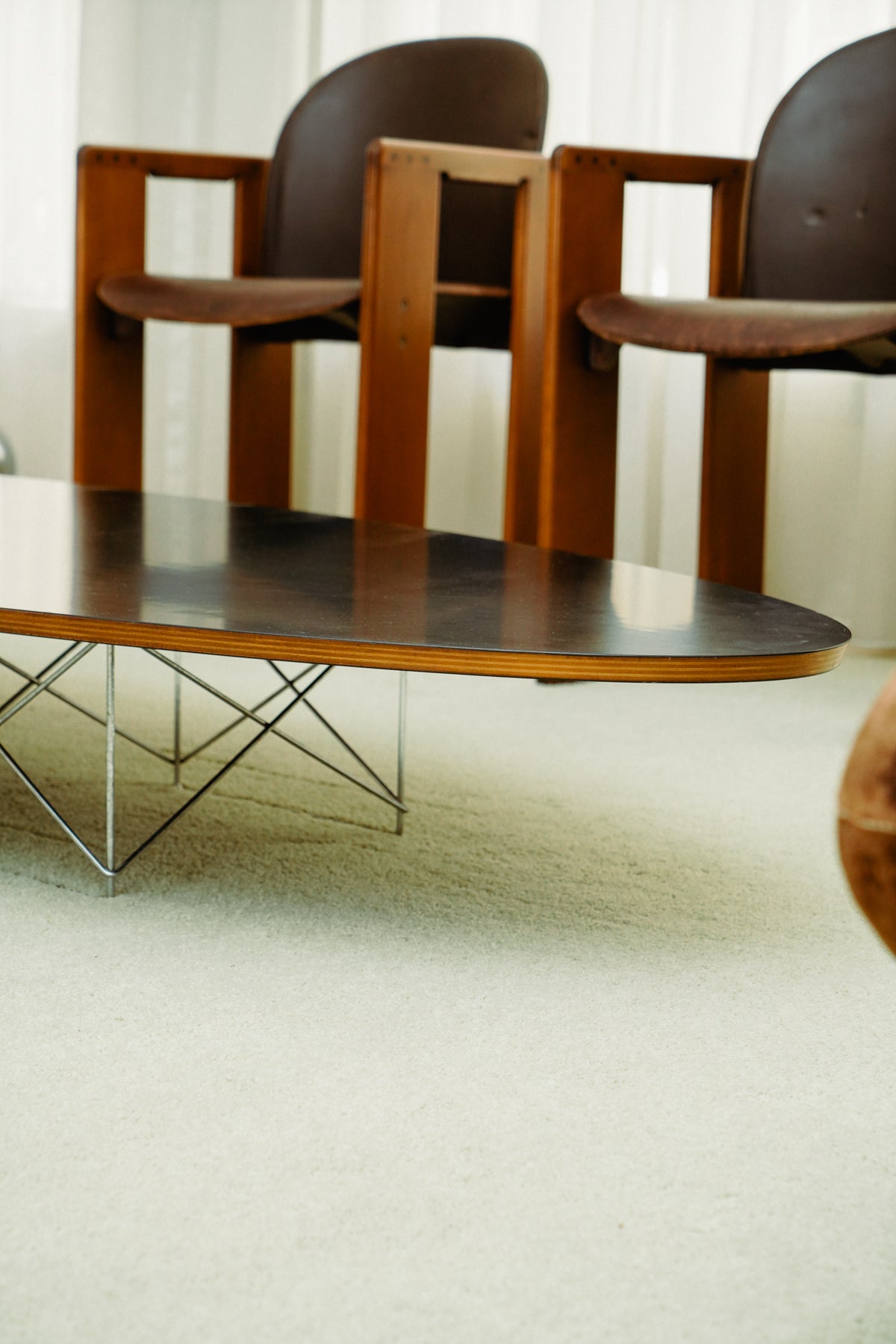 Elliptical ETR table by Charles & Ray Eames for Vitra, 1990s