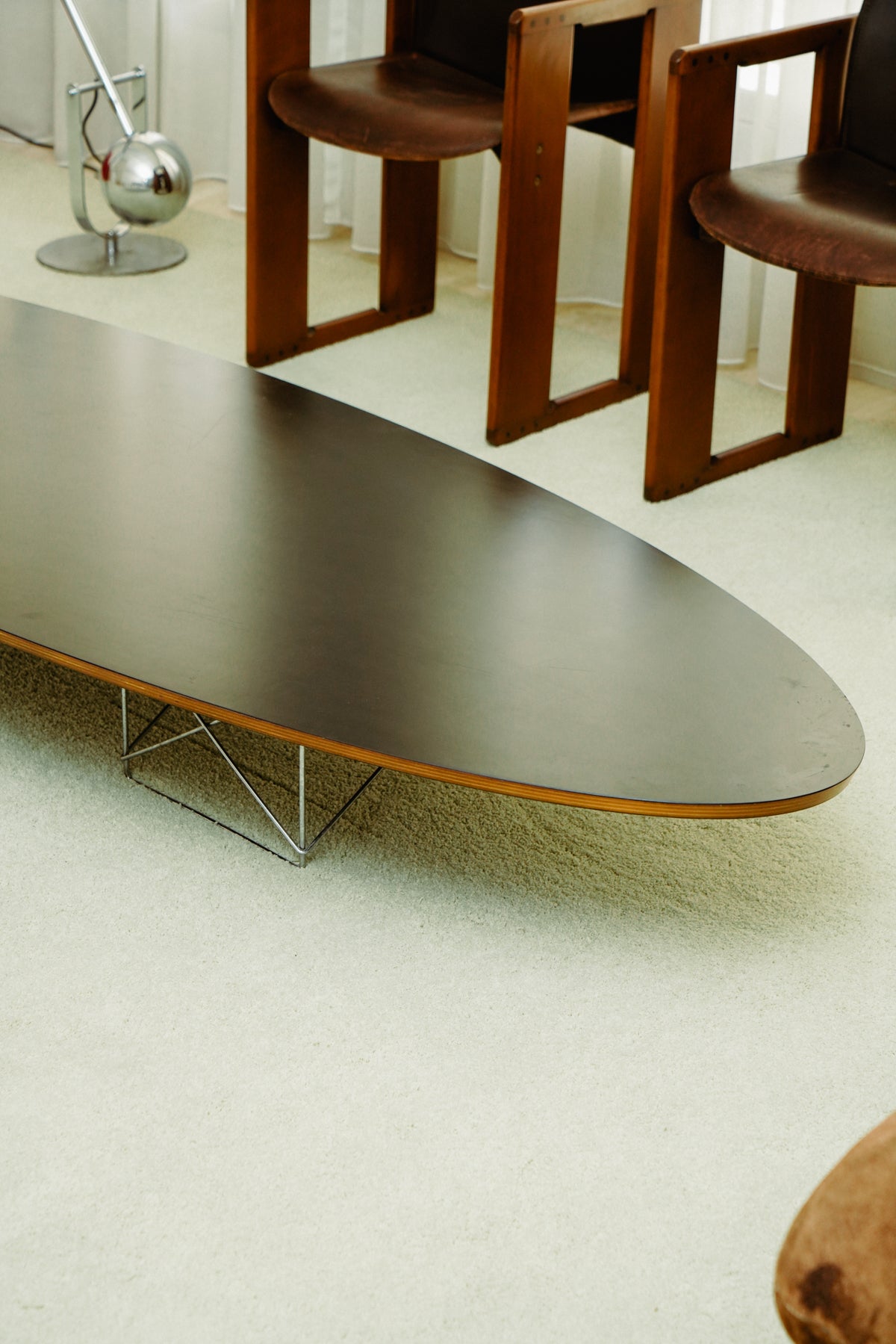 Elliptical ETR table by Charles & Ray Eames for Vitra, 1990s