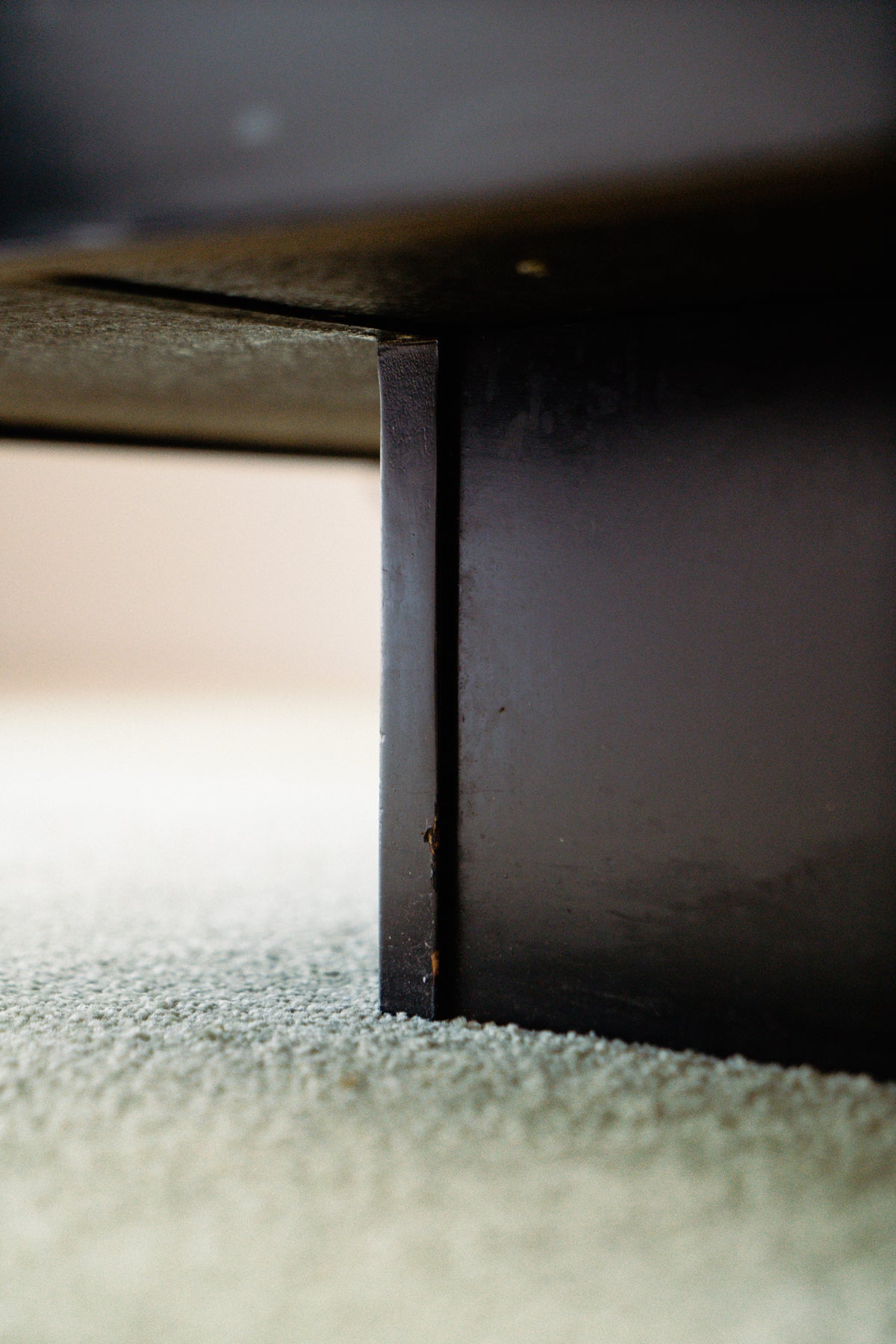 Coffee table with dry bar, 1980s