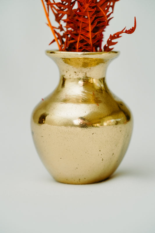 Brass small vase