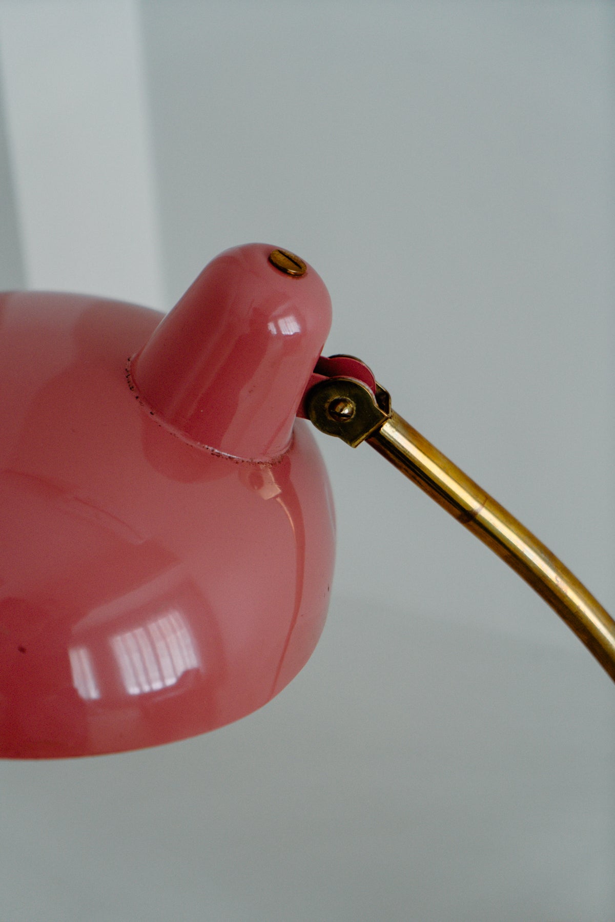 Pink table lamp, 1950s