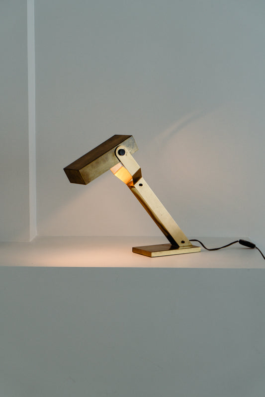 Brass table lamp, 1960s