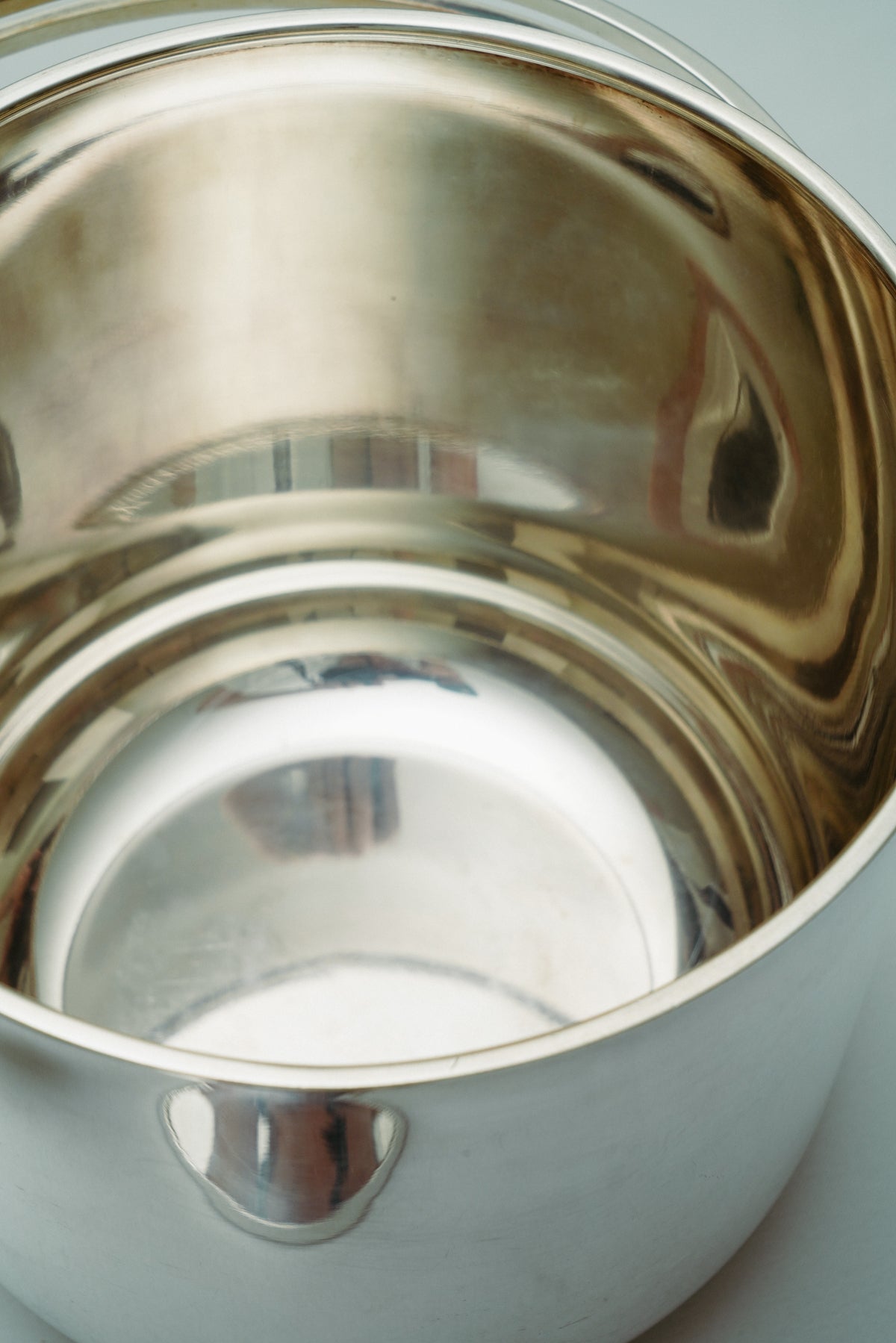 Ambrogio Pozzi for Padova Argenti set of ice and champagne buckets, 70s