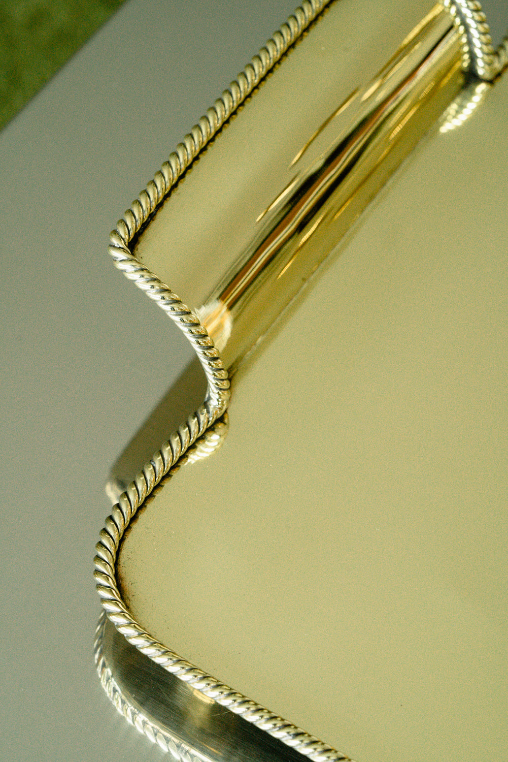 Brass tray