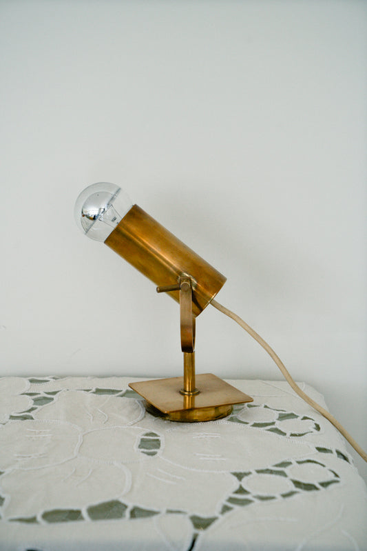 Vintage brass table lamp