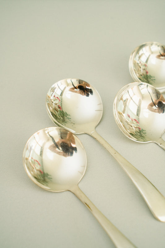 Set of 6 dessert spoons