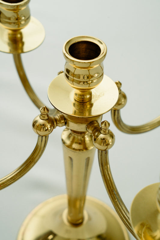 Brass candle holder