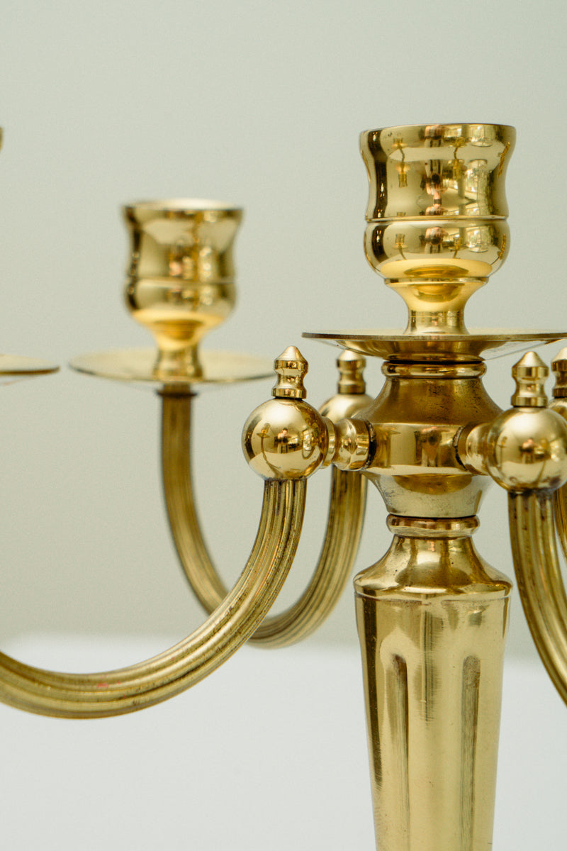 Brass candle holder