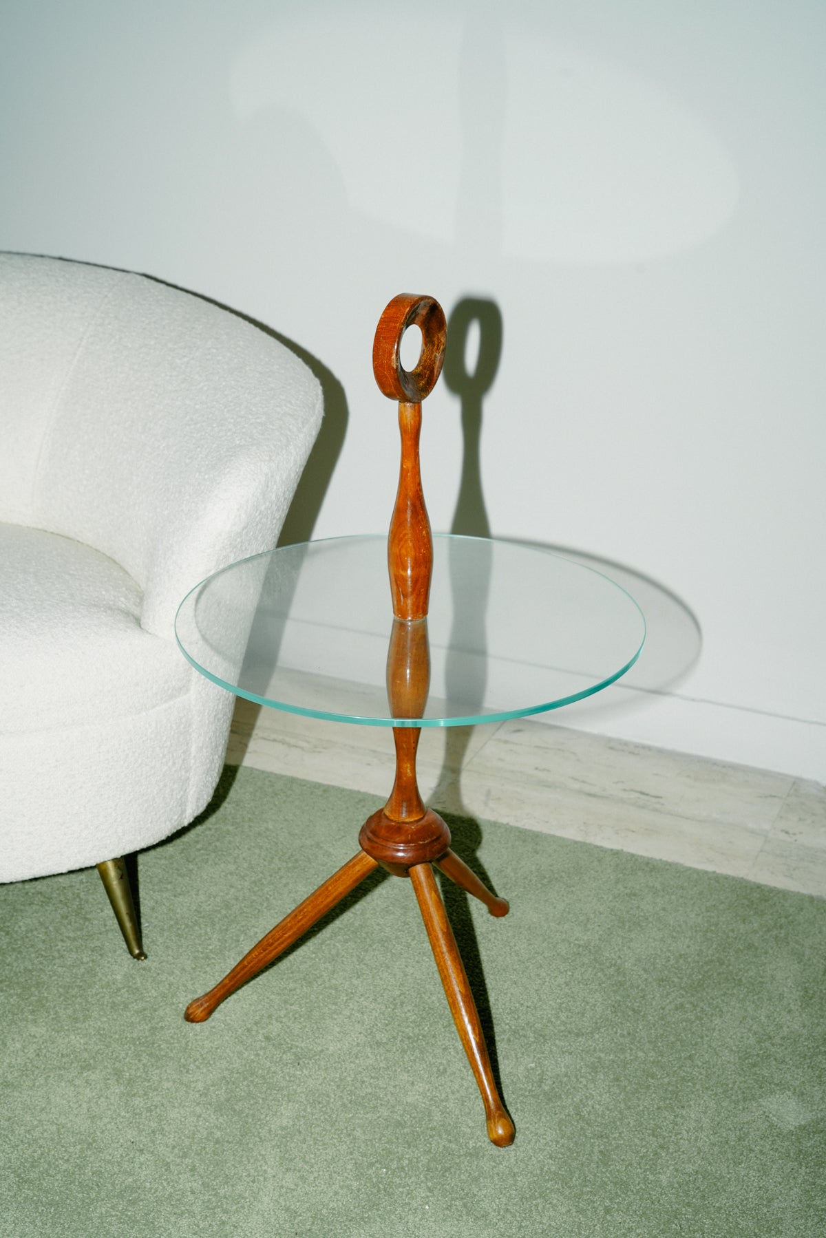 Tripod side tables (set of 2), 1950s
