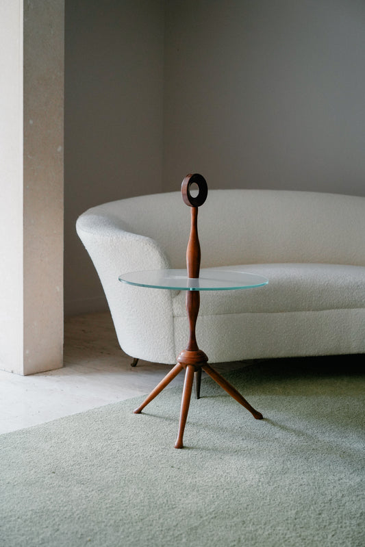 Tripod side tables (set of 2), 1950s