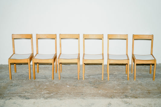 Kids school chairs (set of 6)