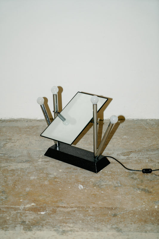 Yucca table & mirror by Anna Anselmi for Bieffeplast, 1980s