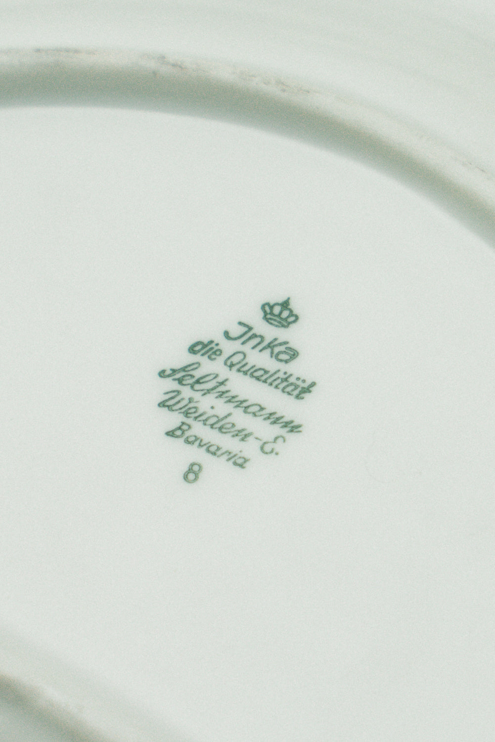 Set of 6 ceramic moon plates