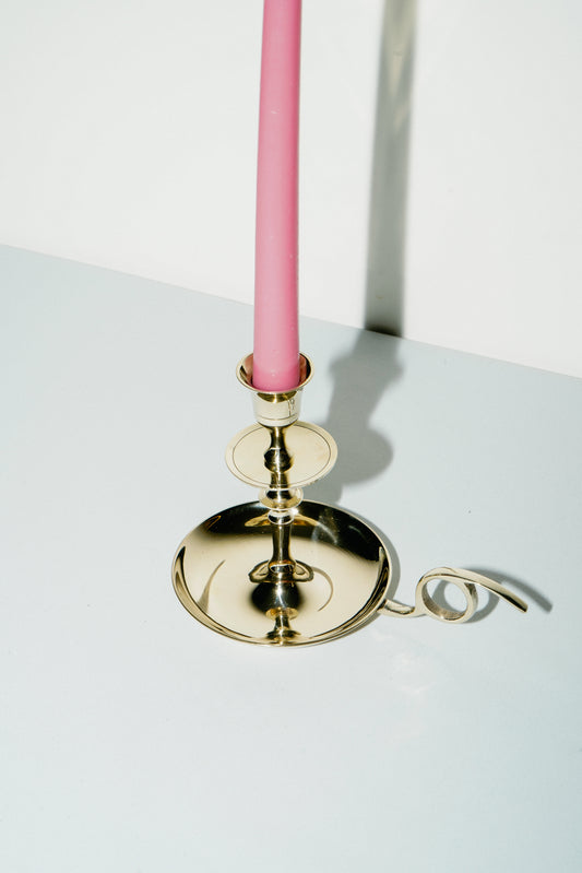 Brass candle holder