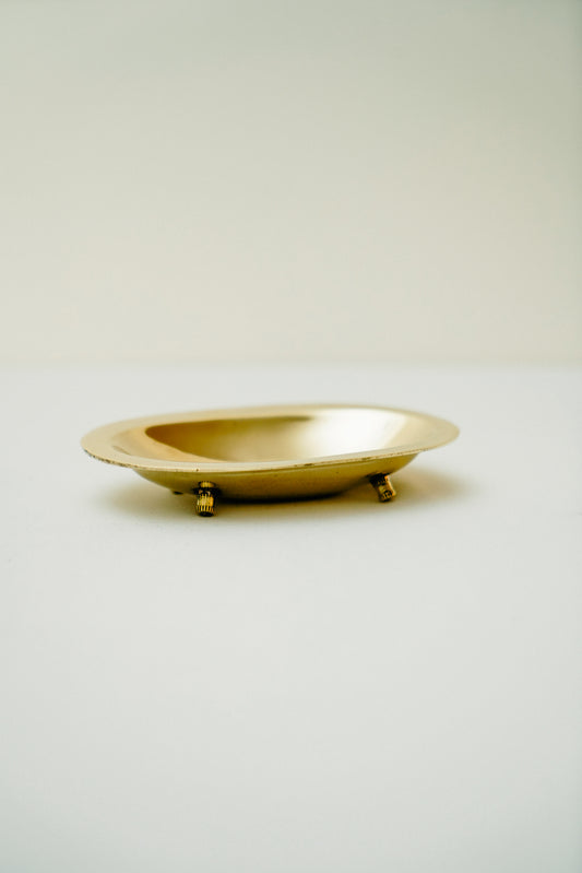 Brass soap dish