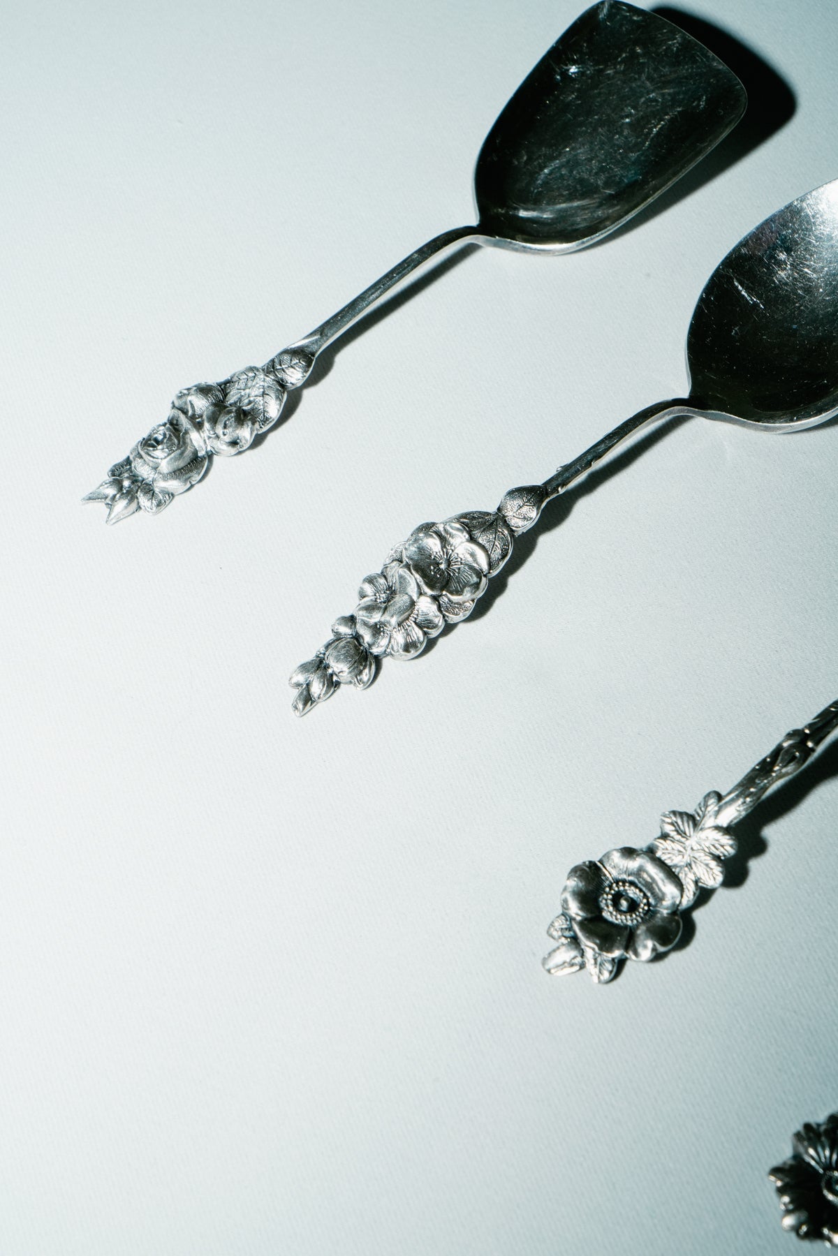 Mignardises cutlery set with flower details