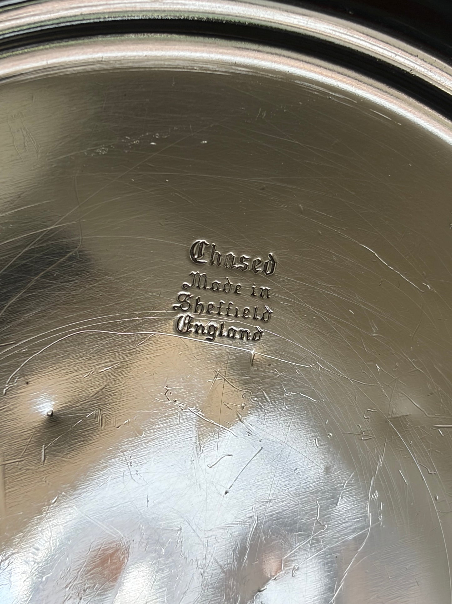 Vintage silver plated cookie jar