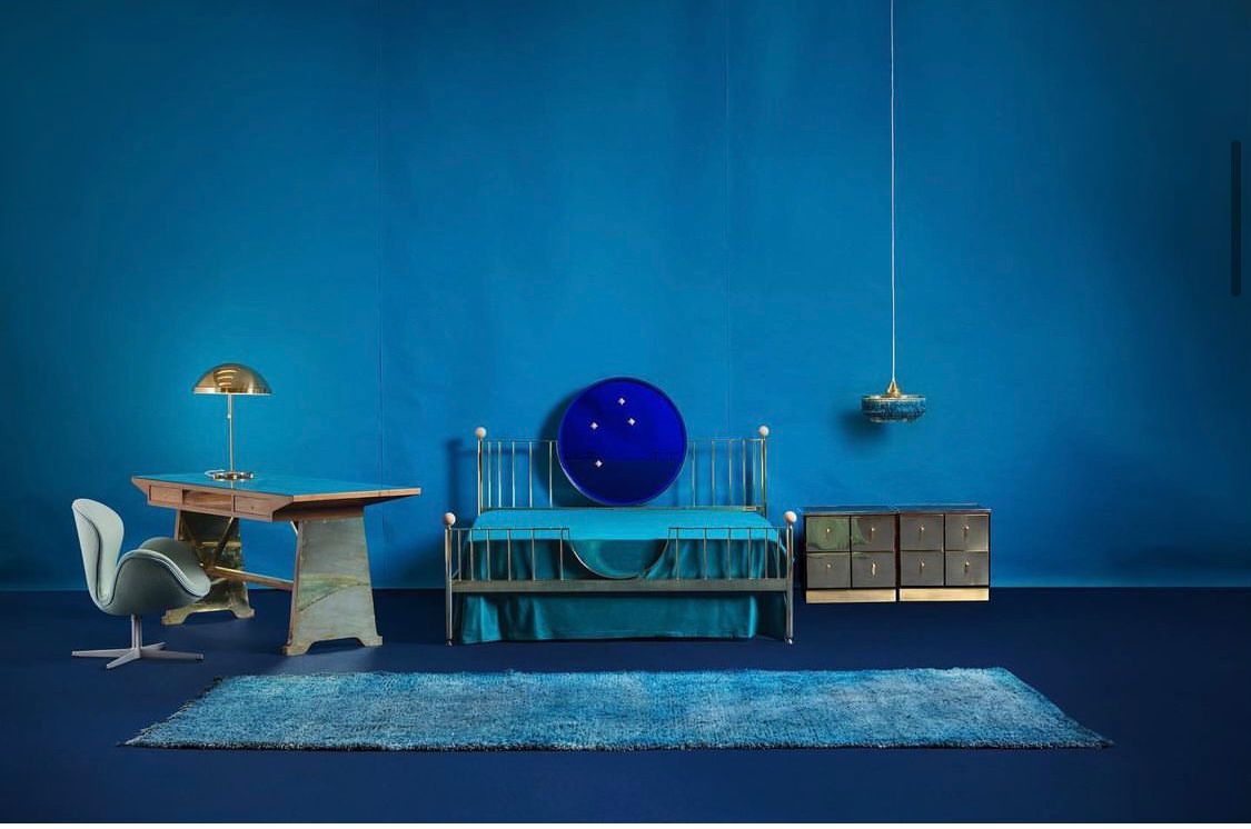 Costellazione bed by Aldo Frigerio for Frigerio di Desio, 1970s