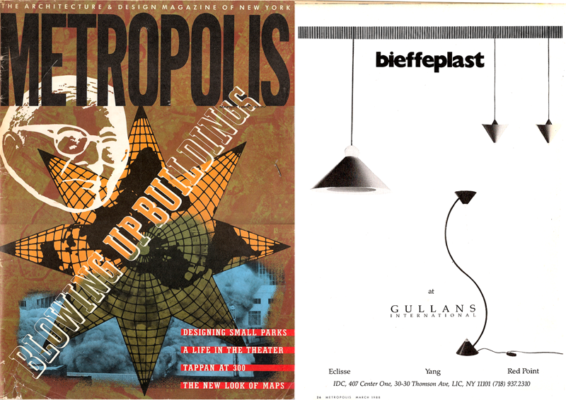Yang floor lamp by Gary Morga for Bieffeplast, 1986