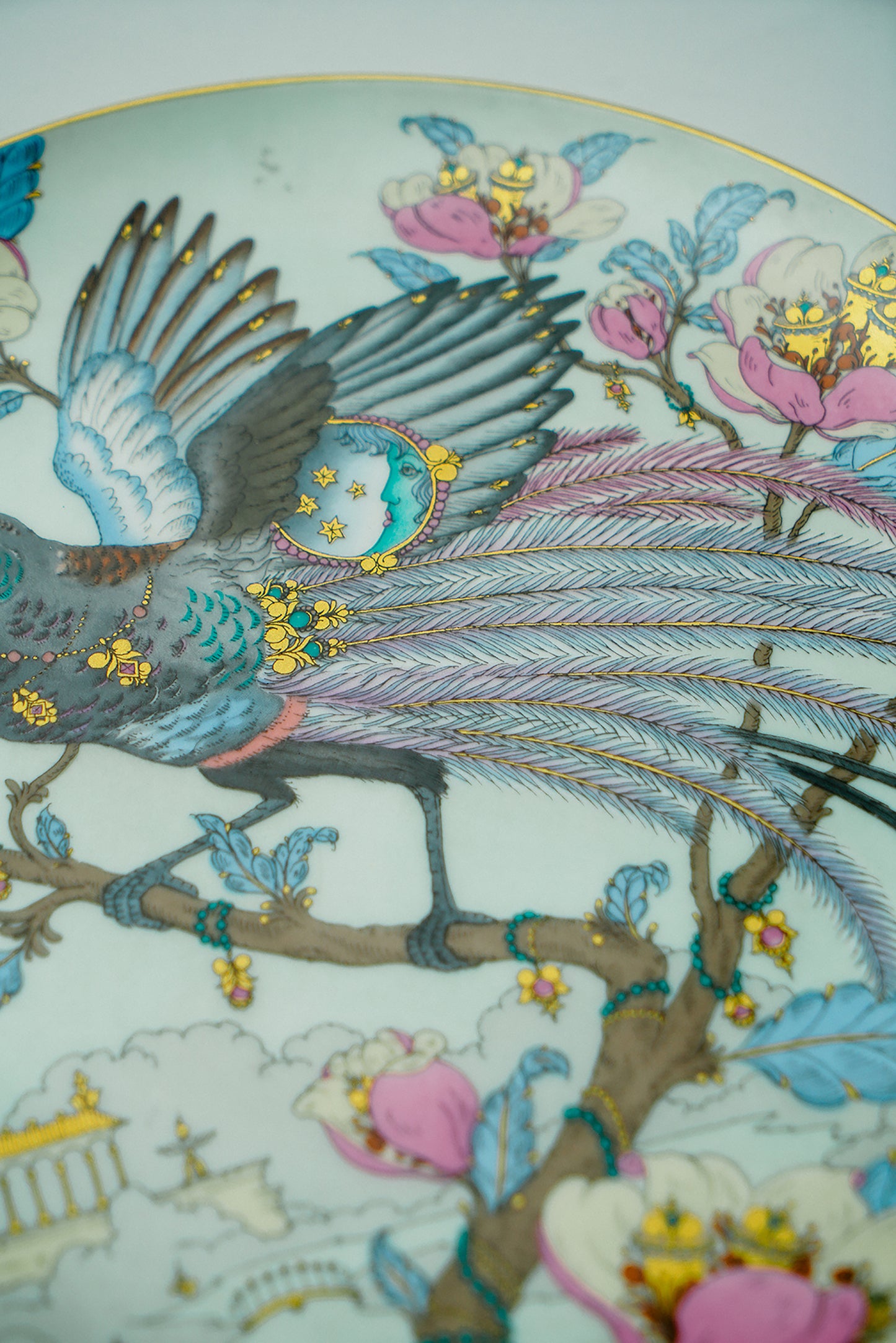 Paradiso' Peacok Plate