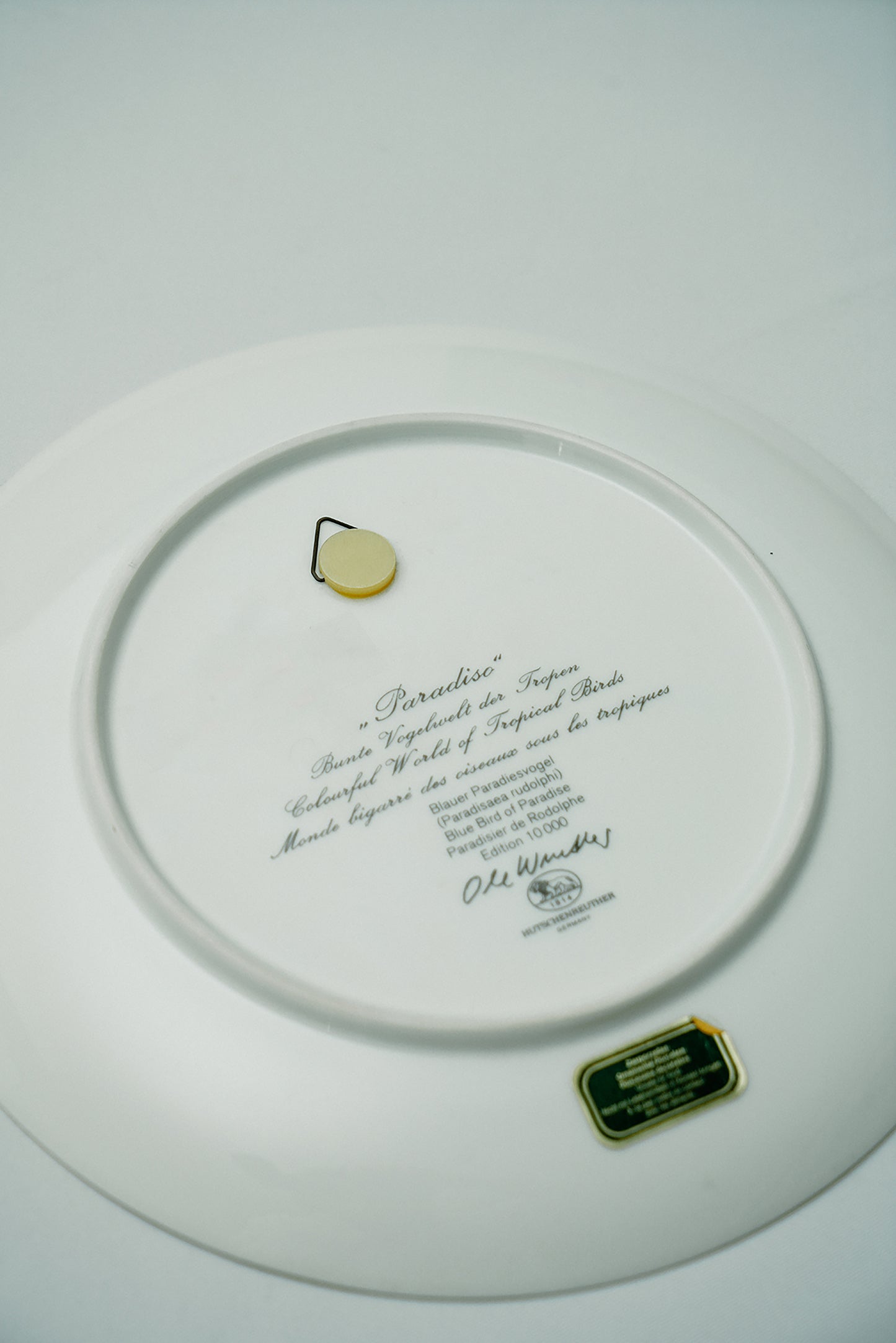 Paradiso' Peacok Plate