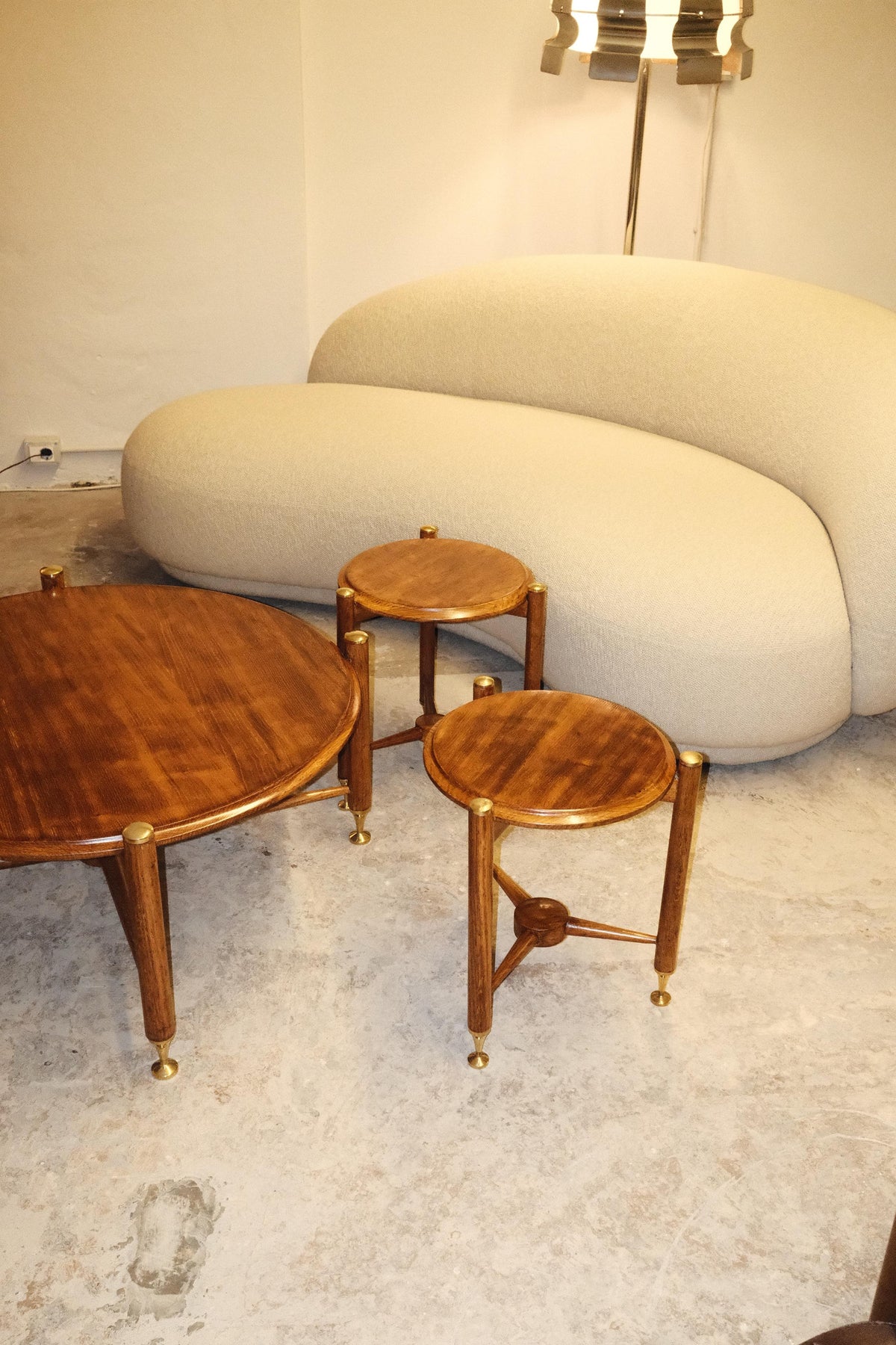 Set of 3 mid century modern coffee tables