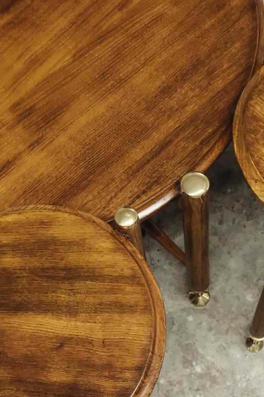 Set of 3 mid century modern coffee tables