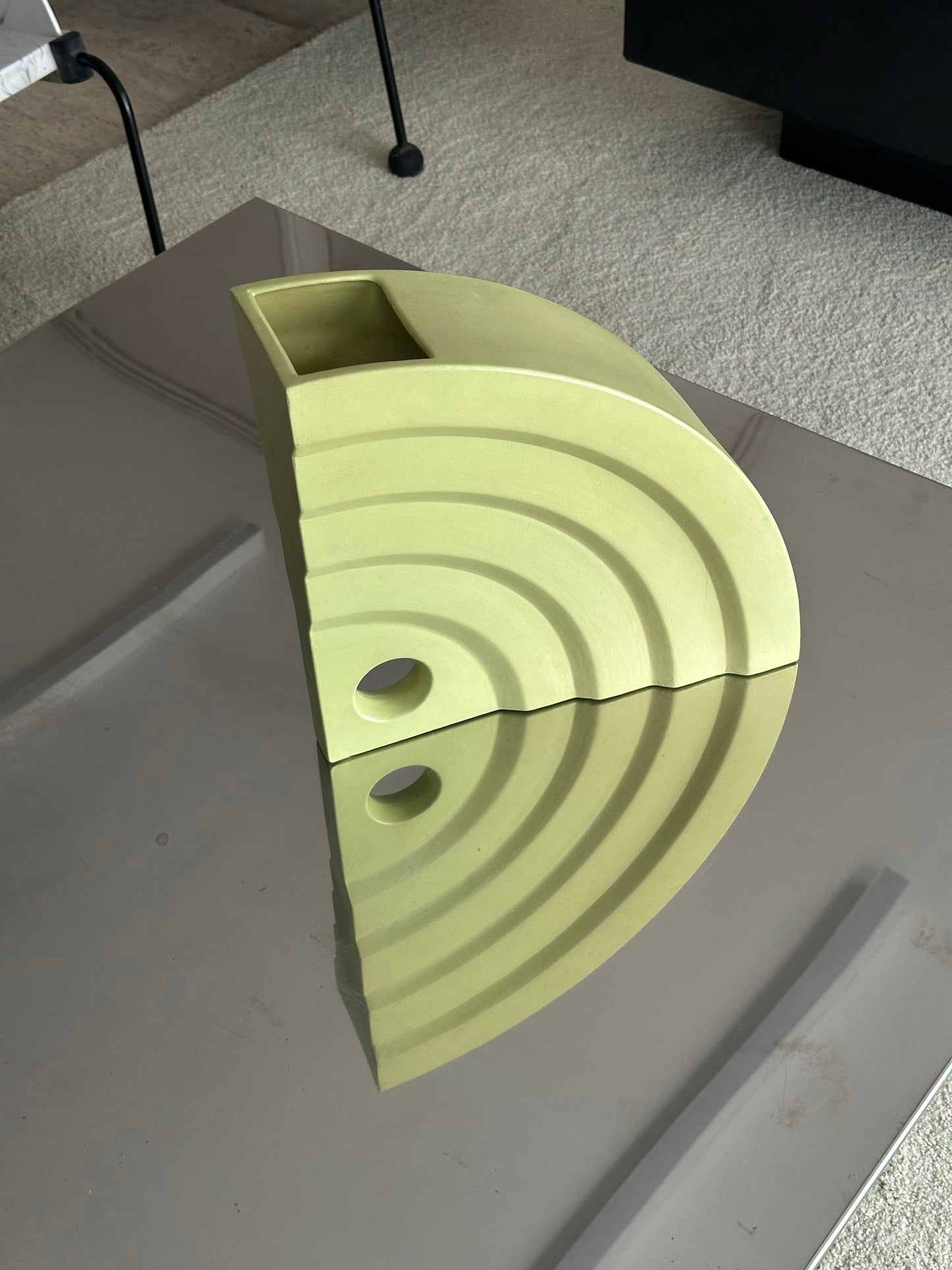 Florio shell vase buy Luciano Florio Paccagnella for Florio Keramia, 1995