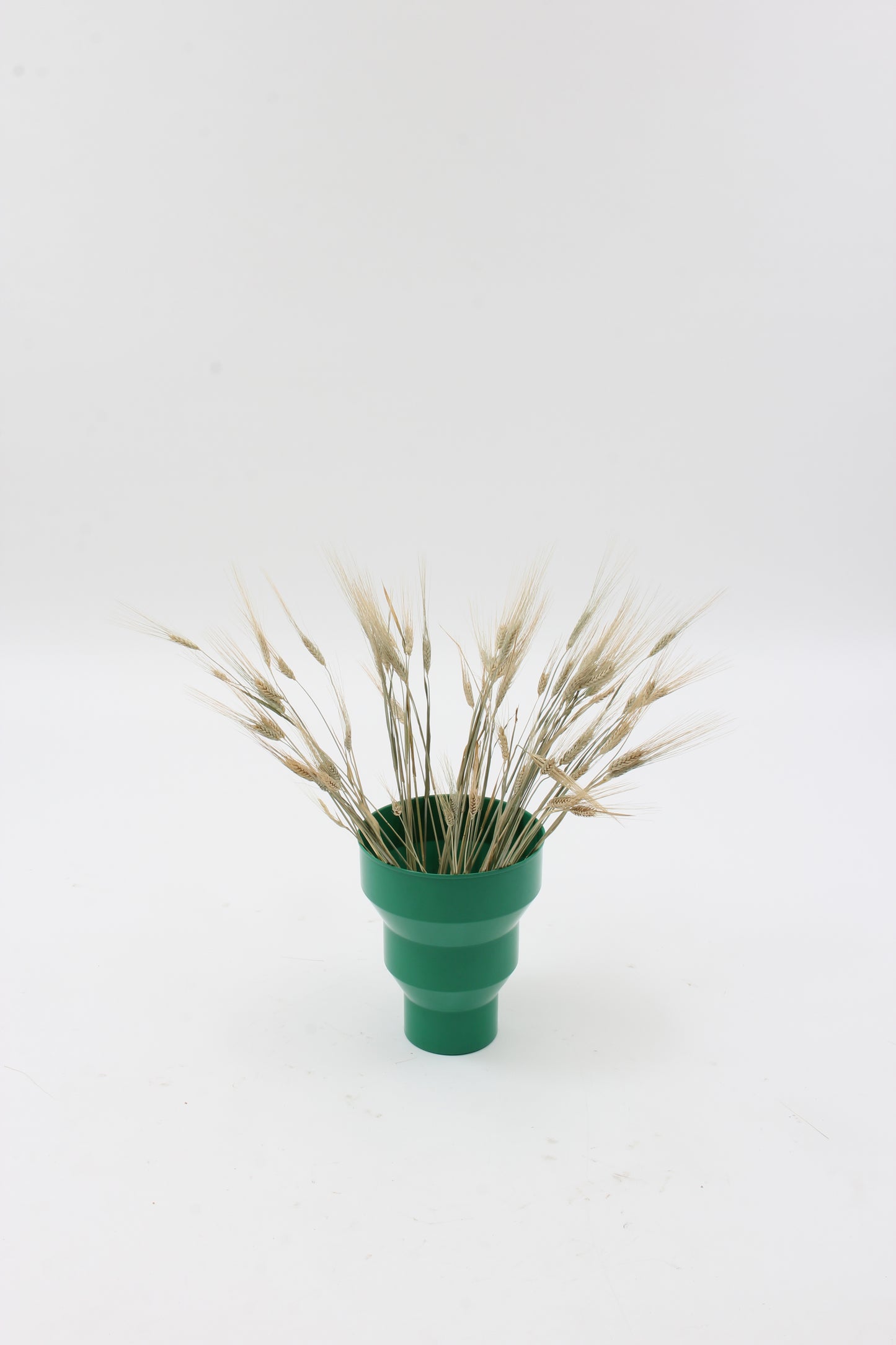 Erica green vase by Carl Aubock for Nella Longari Gallery, 1990