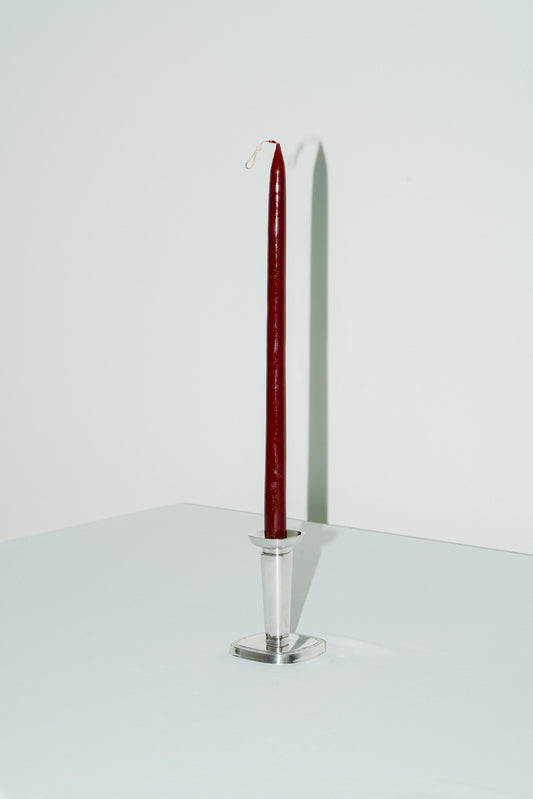 Silver plated candle holder