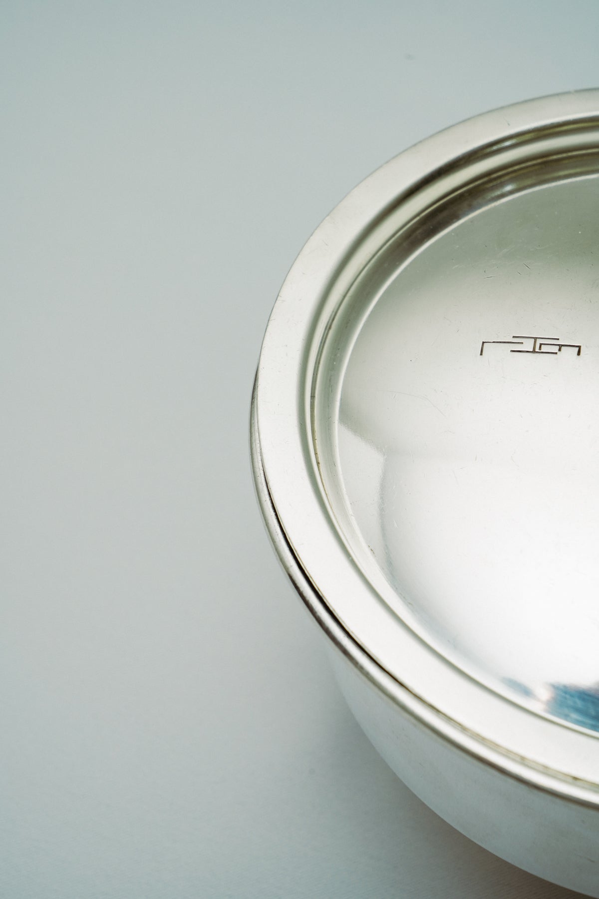 Silver plated set of pots