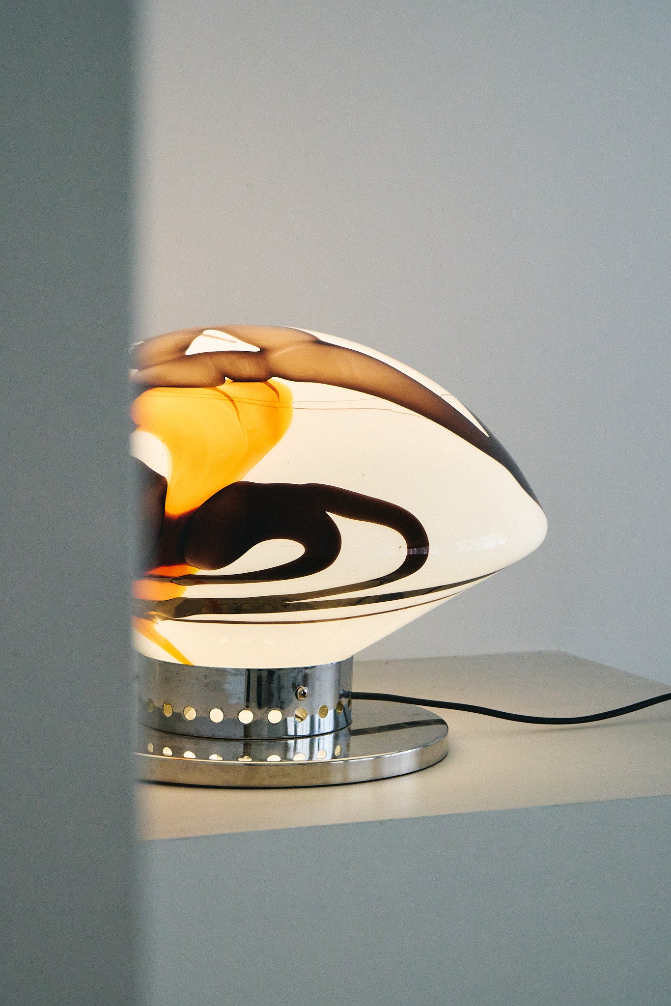 Big Murano table lamp, 1970s