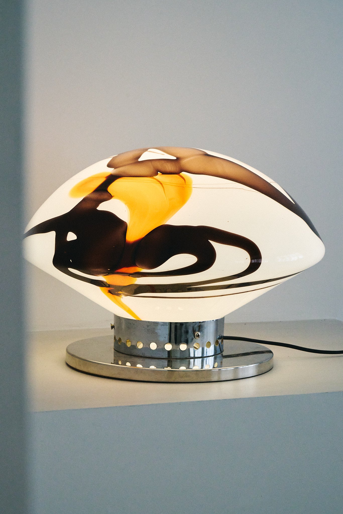 Big Murano table lamp, 1970s