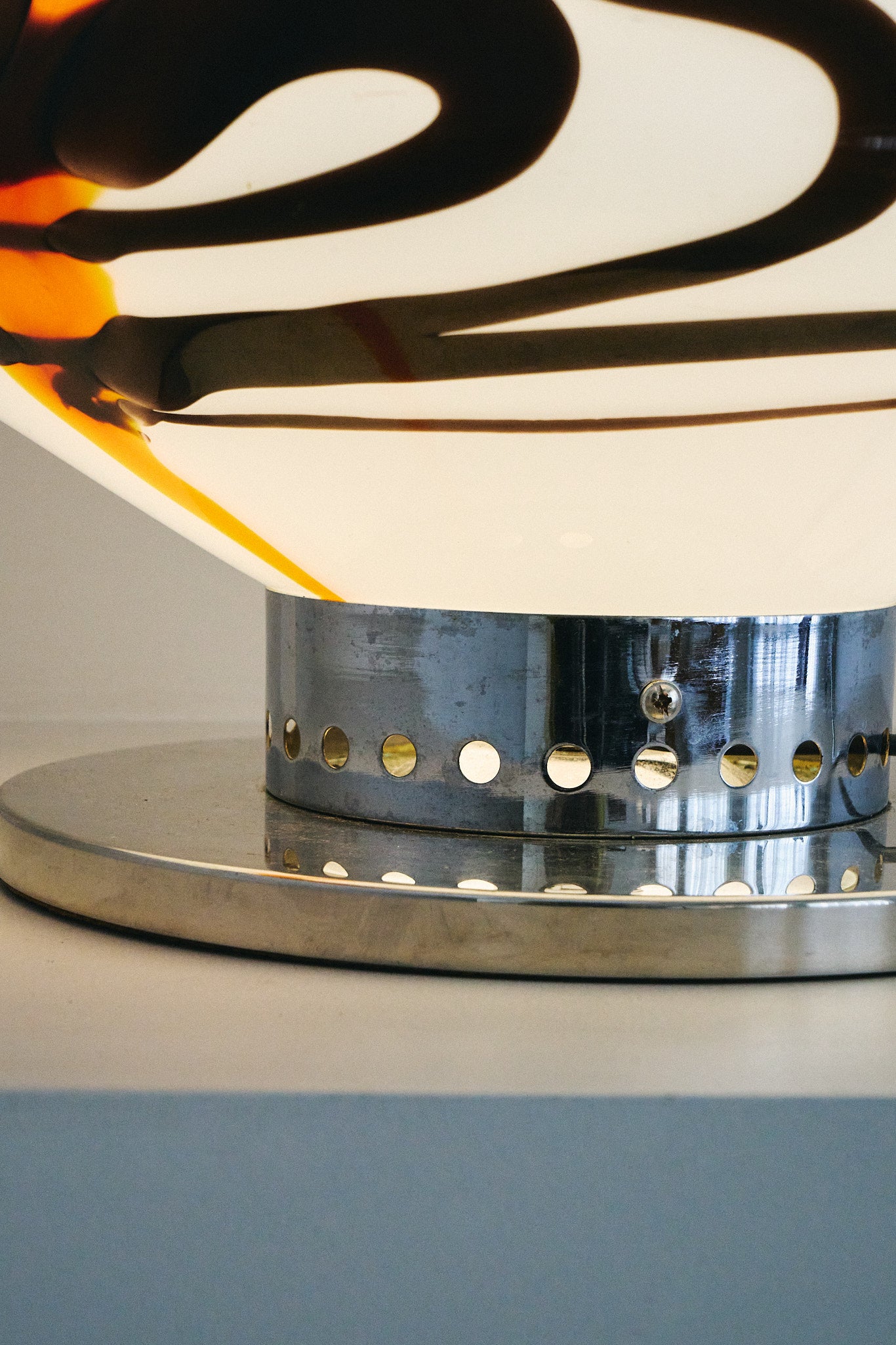 Big Murano table lamp, 1970s