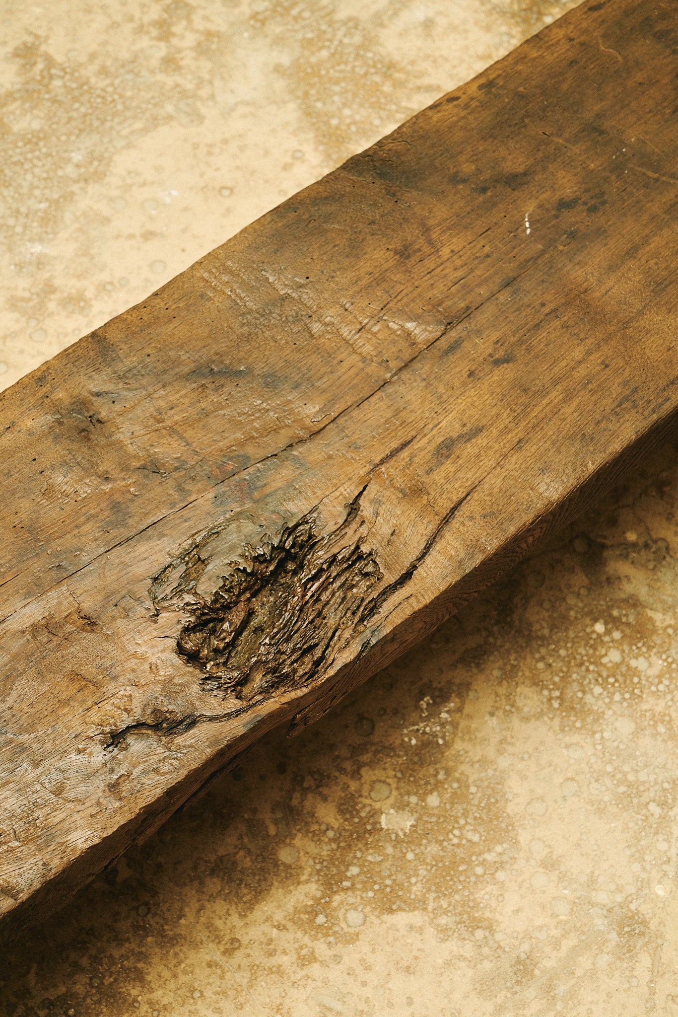 Artisanal handmade bench in Piemonte, Italy