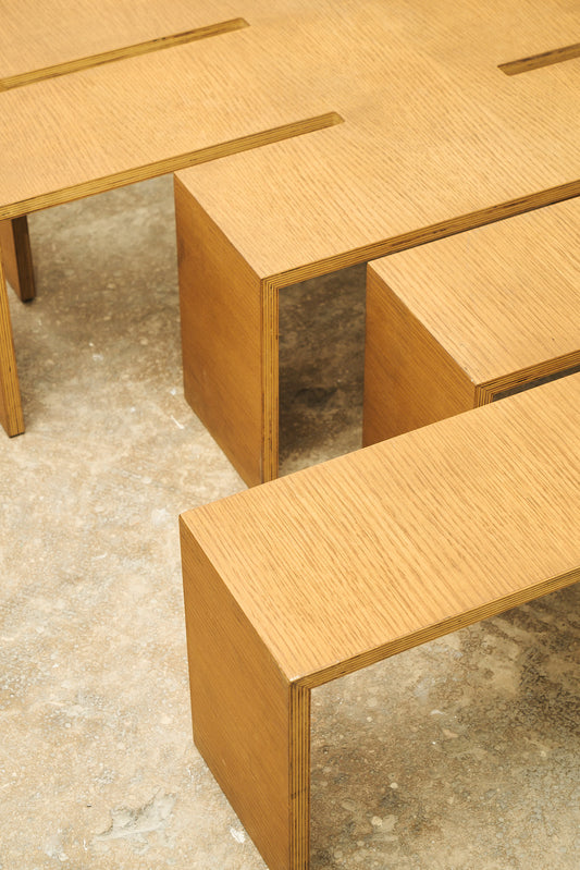 Asymmetric coffee table