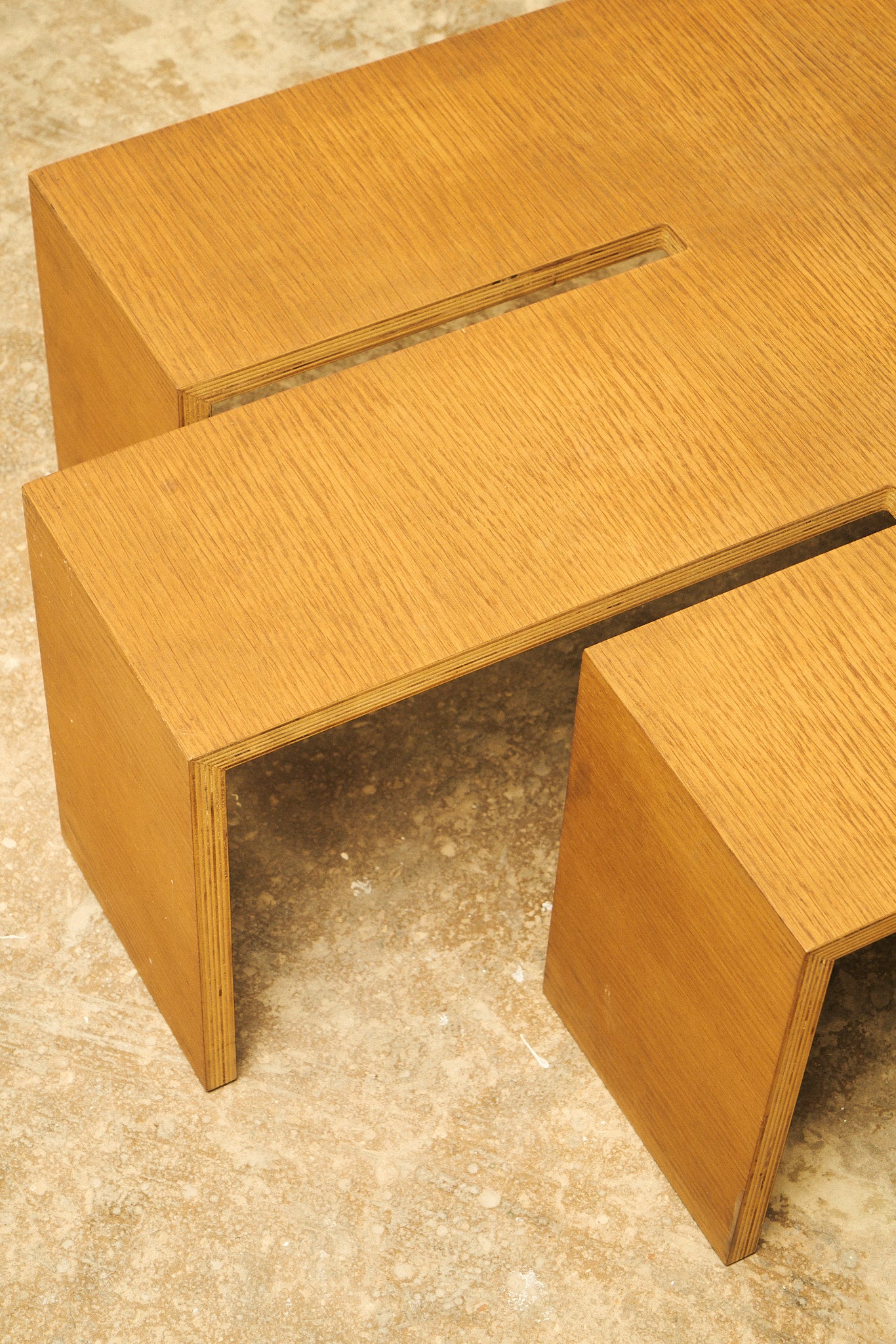 Asymmetric coffee table