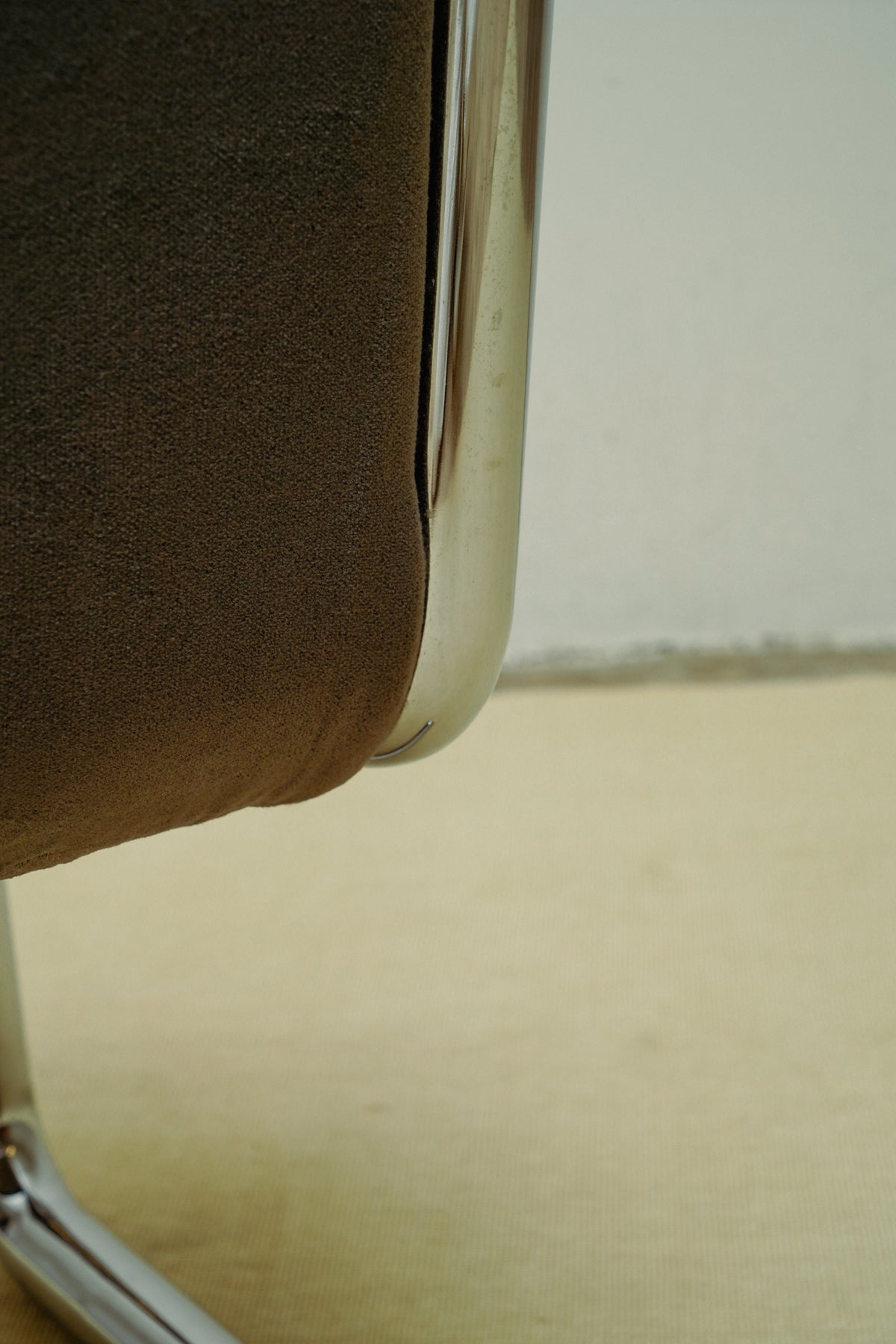 Chromed tubular chair, 1970s